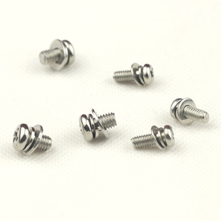 球面套锁三组合 小盘头平垫弹垫三组合 GB9074.8 不锈钢304