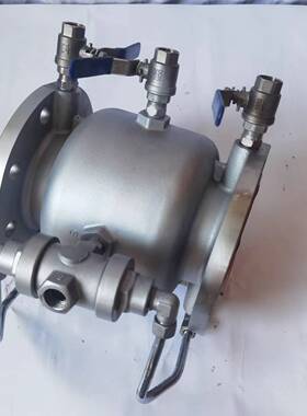 沪天阀门不锈钢低阻力倒流防止器LHS743X-10P