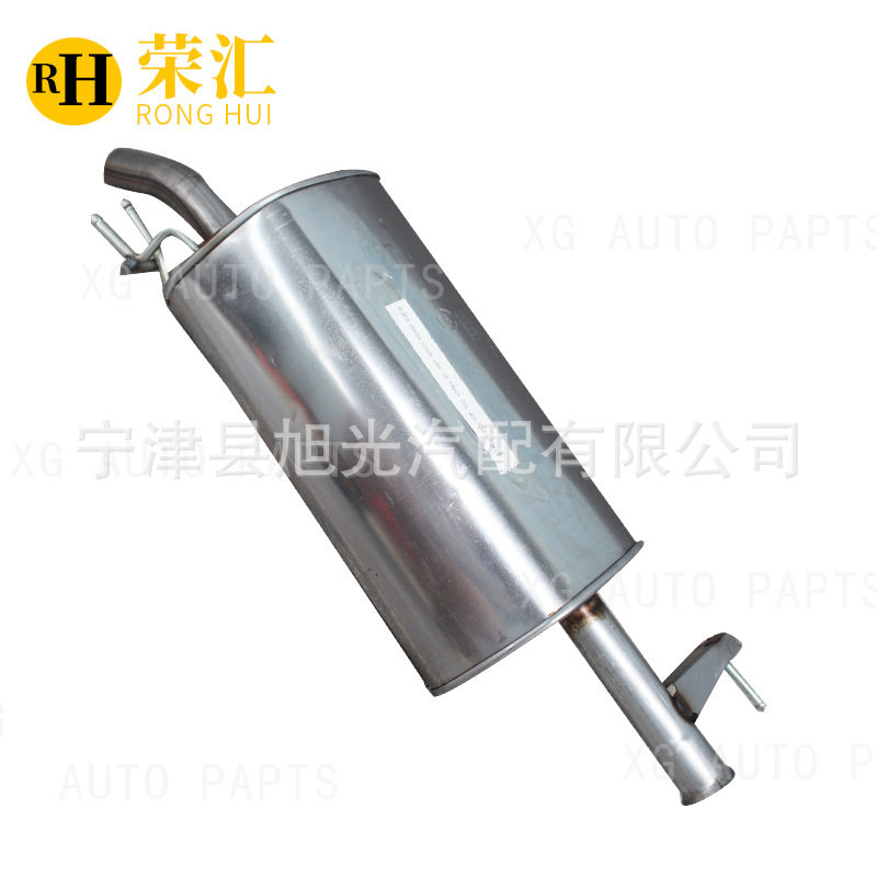适用现代悦动1.8后节排气管 后段消声器  汽车尾节消音器 新胜达