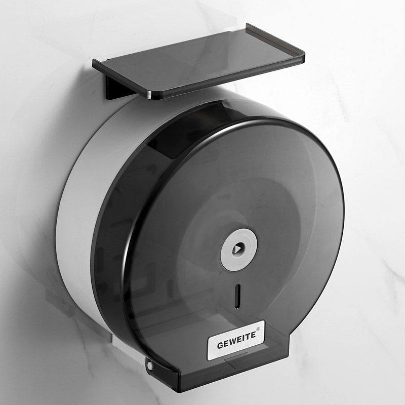 酒店商用大卷纸盒卫生间壁挂式厕纸盒免打孔公共厕所纸巾大盘纸盒,家装主材,卷纸器/纸巾架,淘宝优惠券,粉丝福利购,淘宝优惠卷