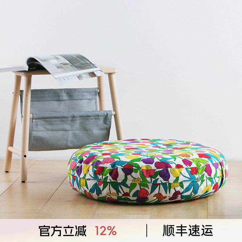 阳春小镇大圆垫瑜伽圆垫家用垫子榻榻米飘窗垫蒲团屁股垫