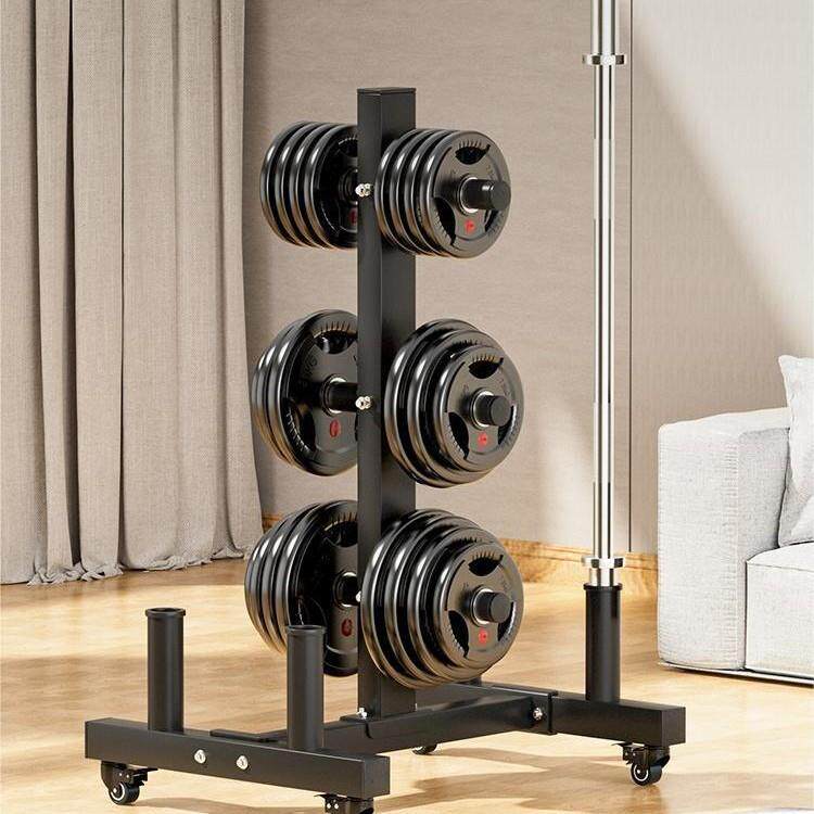 Choice跨境2英寸5cm大孔杠铃片收纳架多层健身房家用训练器材配件