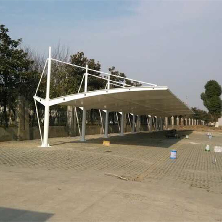 专业品质供应膜结构车棚遮阳蓬雨棚张拉膜停车篷汽车蓬全国供应