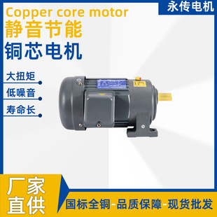 220v单相异步齿轮减速马达 15S大功率变速可调电机 永传GH22 400W