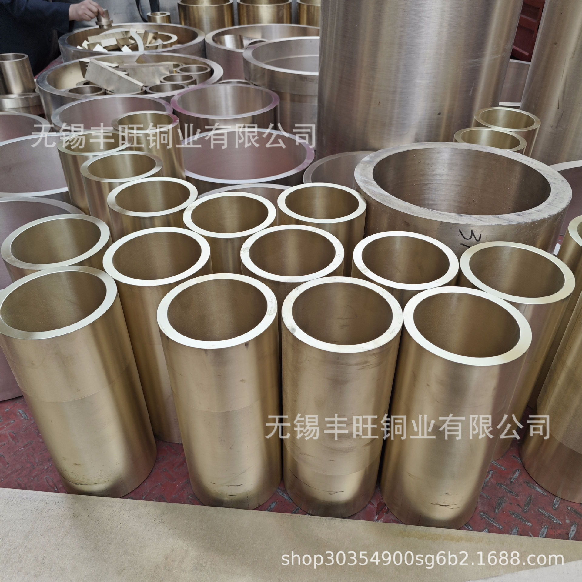 铝镍青铜套CuAl9Ni4Fe4Mn2铝青铜管c95800 BC3C船用耐腐蚀铜套管