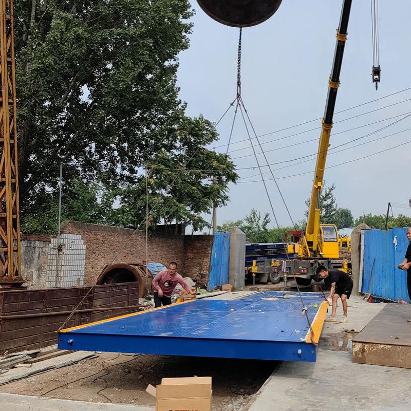 16米100吨地磅 工厂用数字型汽车衡 可对接ERP数据 大地磅包安装