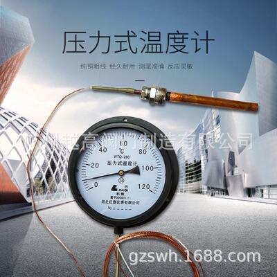 WTZ/Q-288型电接点压力式温度计 WTQ-280指针压力式温度计