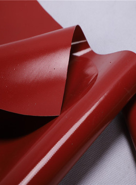 双面硅橡胶纤维布 耐高温 红色硅橡胶玻璃纤维布 软连接专用布