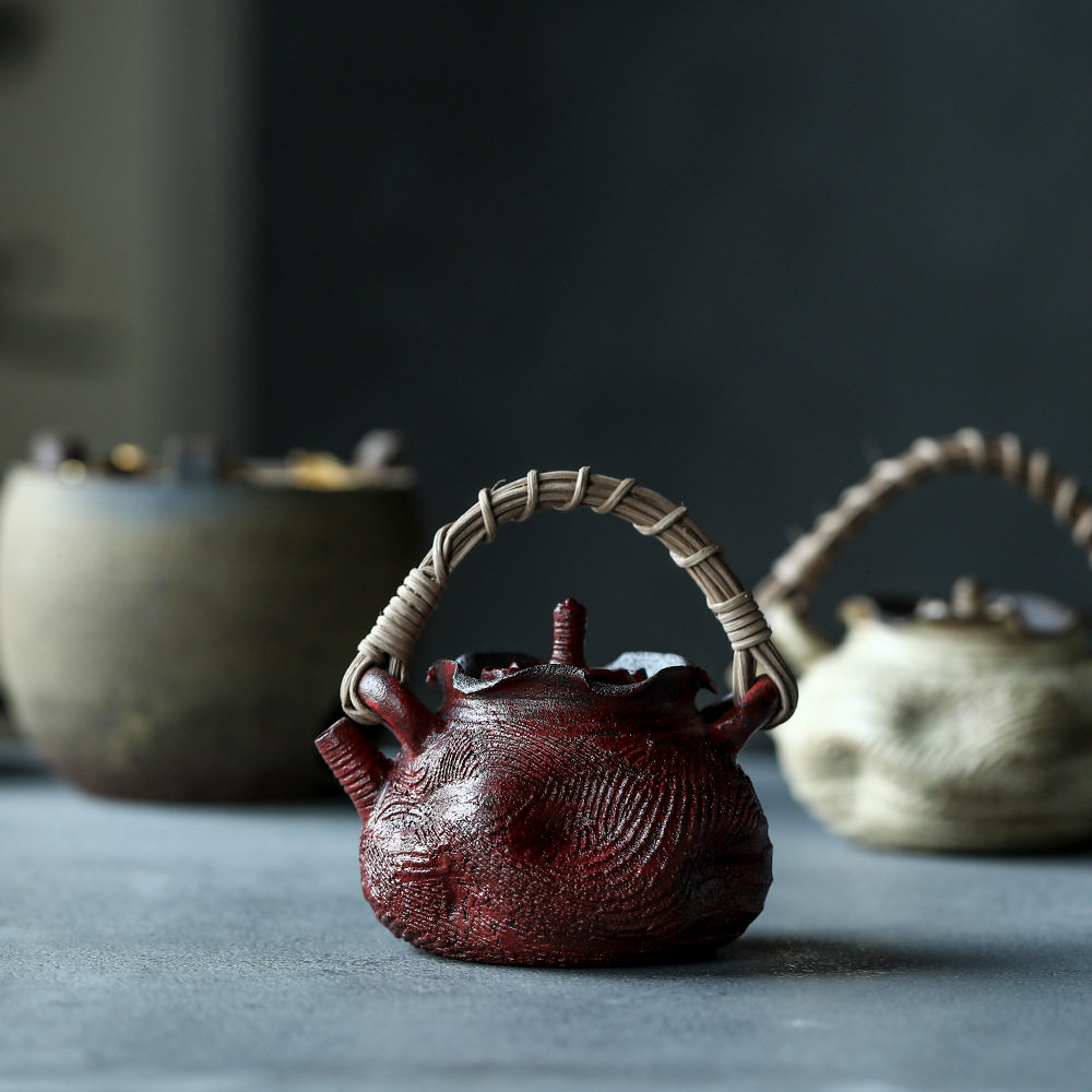 晴先生紫砂炭火煮壶高端砂铁壶藤把荟茶单壶复古日式提梁手工茶壶,模玩/动漫/周边/娃圈三坑/桌游,文化/体育周边,淘宝优惠券,粉丝福利购,淘宝优惠卷