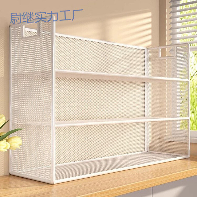 yp桌上书架桌面置物架办公桌餐桌宿舍书桌多层小层架工位分层柜