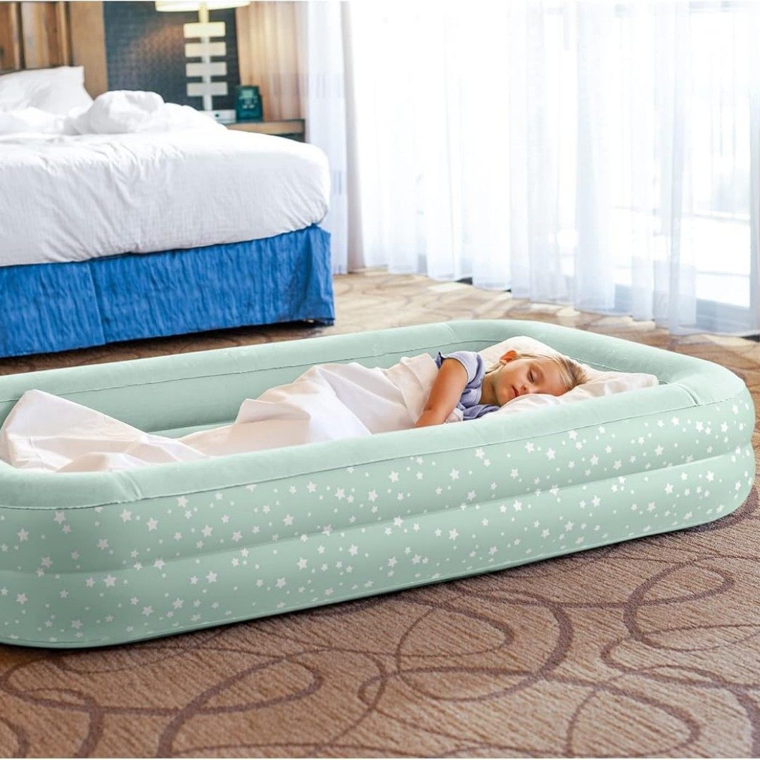 充气儿童植绒床垫户外旅行便携幼儿防侧翻床垫充气儿童午睡沙发,模玩/动漫/周边/娃圈三坑/桌游,文化/体育周边,淘宝优惠券,粉丝福利购,淘宝优惠卷