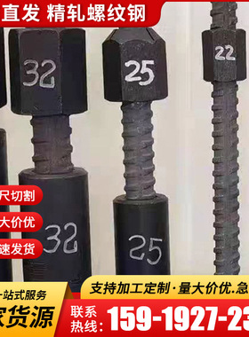 广州psb830精轧螺纹钢厂家批发 PSB930 钢筋 精轧螺母 垫片连接器