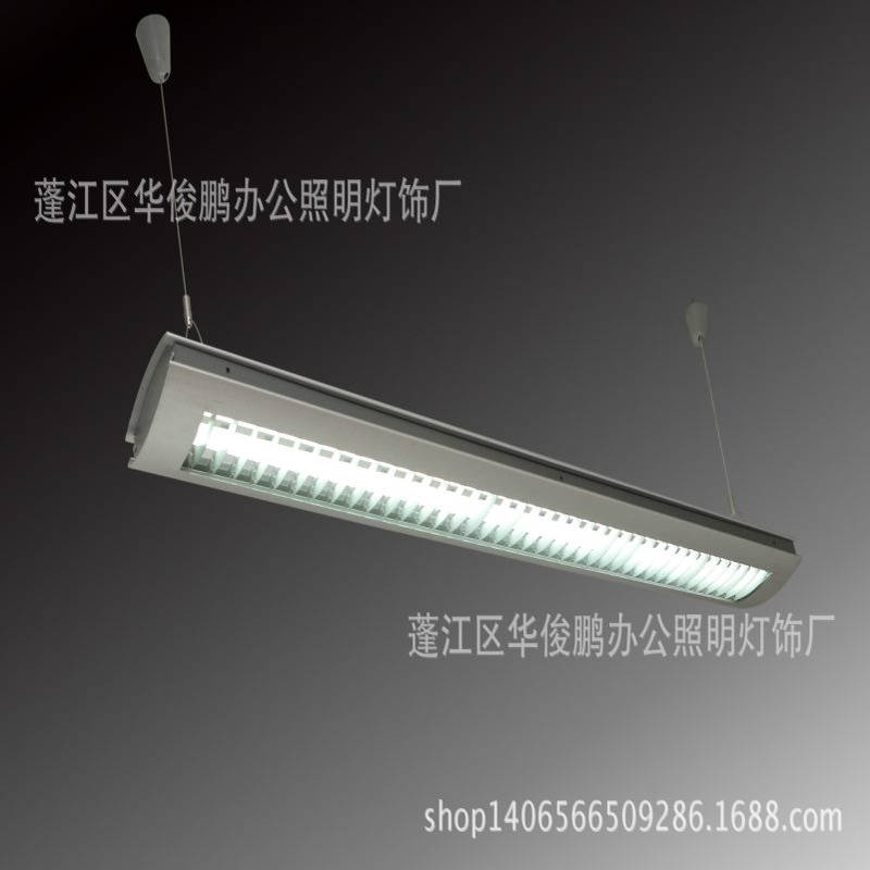批发长条吊线办公灯 照明铝材吊线灯具现代办简约公照明灯白炽灯图片