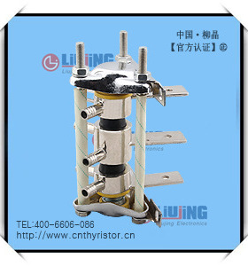 配套平板外型整流管和晶闸管安装组件SS11BL 双管水冷散热器