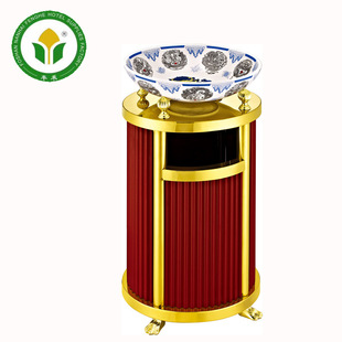 厂家批发FHG 酒店走道垃圾桶及可处理烟灰烟头用 14J宝柱烟灰桶