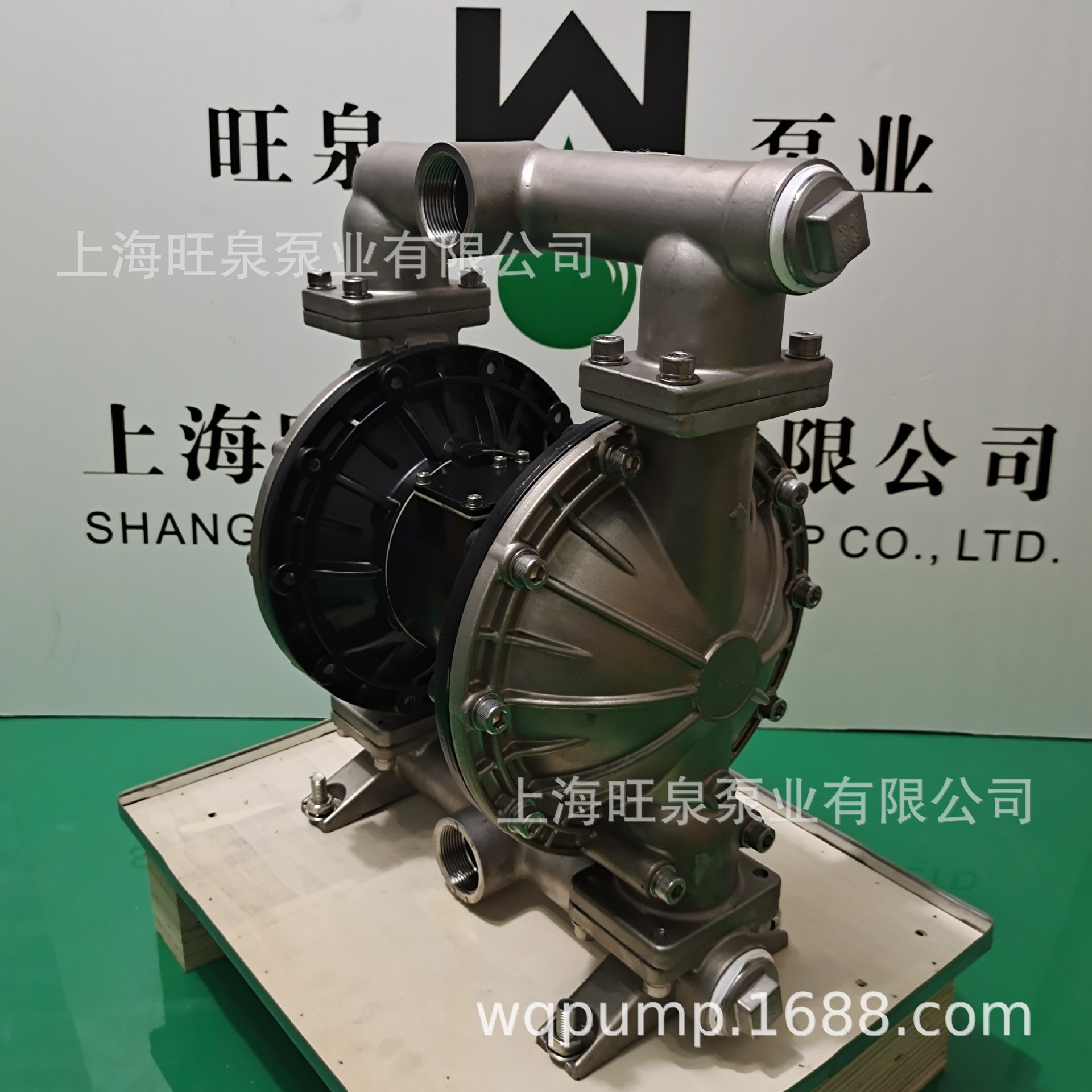 上海旺泉RWB5311(RW40LLFF)SS316L不锈钢气动隔膜泵、耐腐隔膜泵