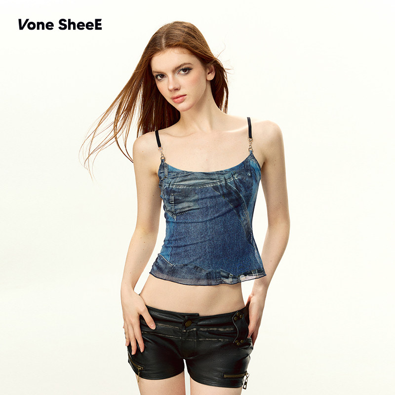 Vone SheeE夏季修身气背心吊带