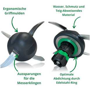 面团避免器小美机TM5.TM6 揉面刀头缝隙防夹保护罩TeigPRO