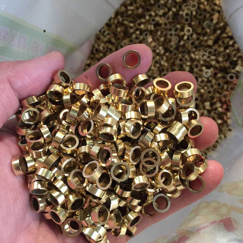 新款h65空心黄铜管切割黄铜套管件 毛细精密CNC加工切割管子