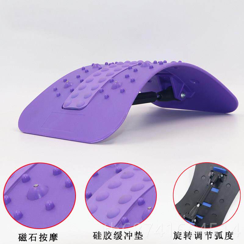 正品瑜辅助器腰椎牵可引矫正伽腰部锻炼按摩材拉伸后背垫腰靠板调