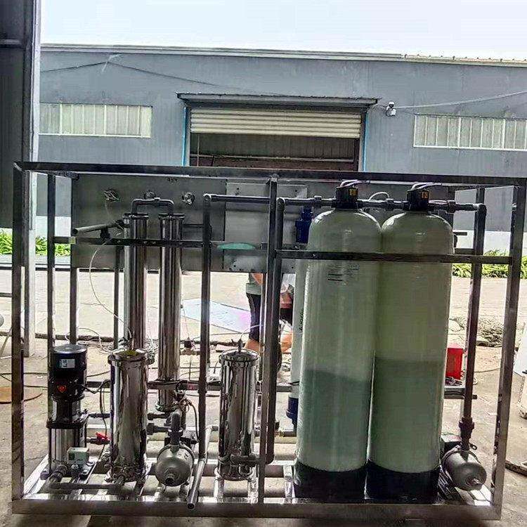 胜王水处理1T超滤+0.5T反渗透设备原水净化过滤纯净水一体化