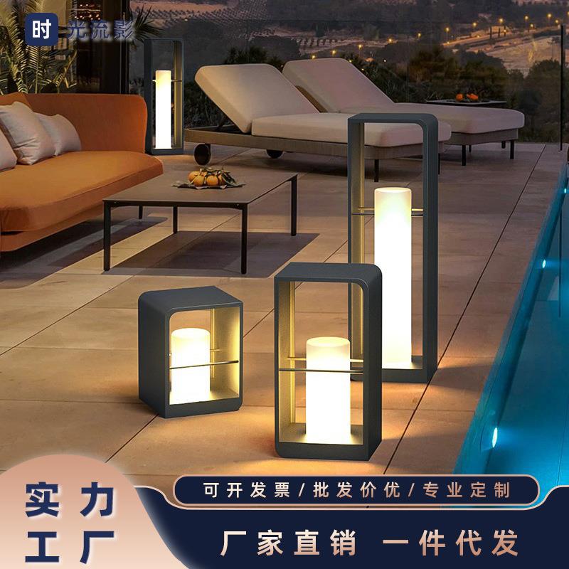 阳台灯装饰布置家用路灯庭院花园地灯别墅景观灯太阳能户外灯草坪