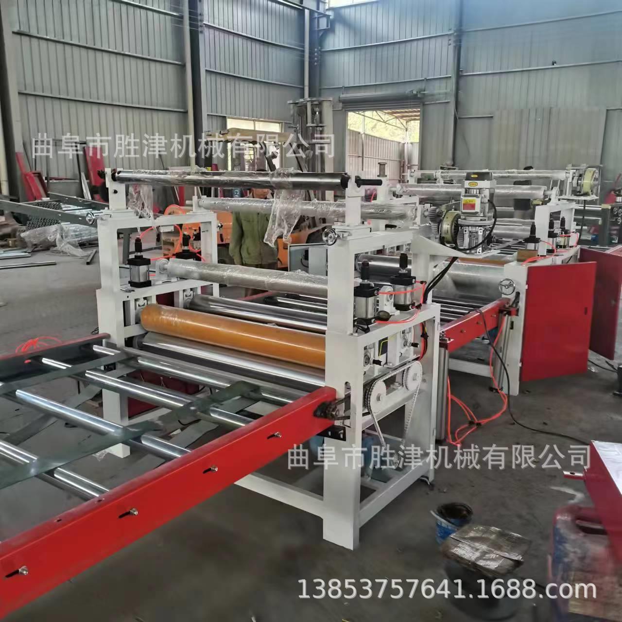 木饰面冷胶平贴机 珍珠棉复合皮革墙布设备 竹木纤维墙板覆膜机