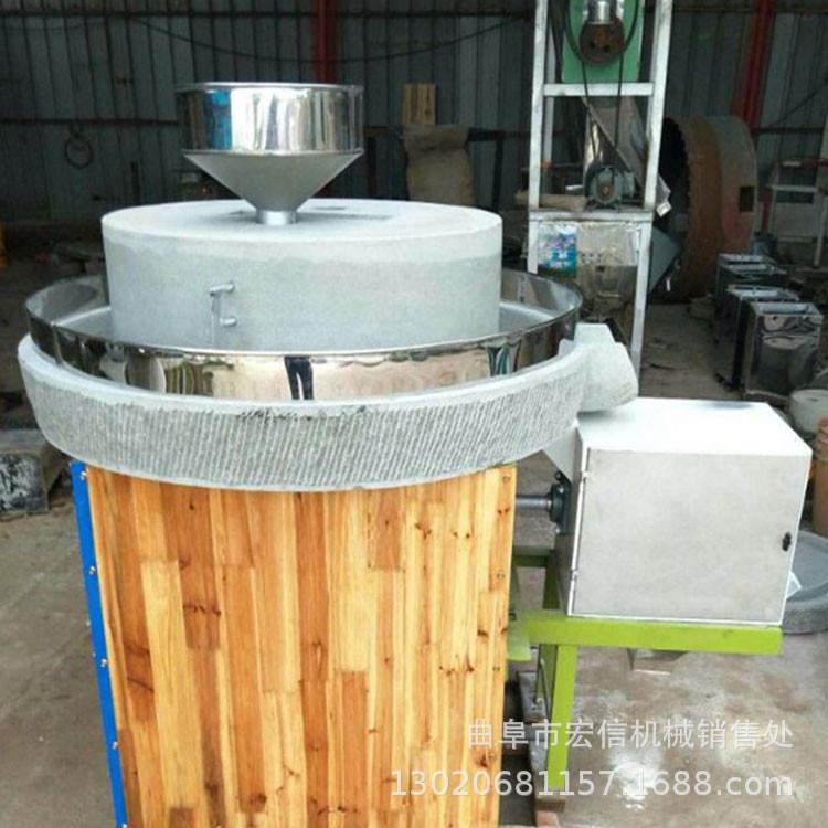 老式石磨豆腐机 早餐店煎饼糊电动石磨 原味可口豆浆豆花石磨