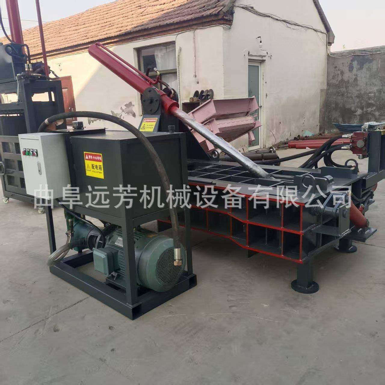 全自动金属压块机铝屑八角包块侧翻160吨铝合金压块机多少钱