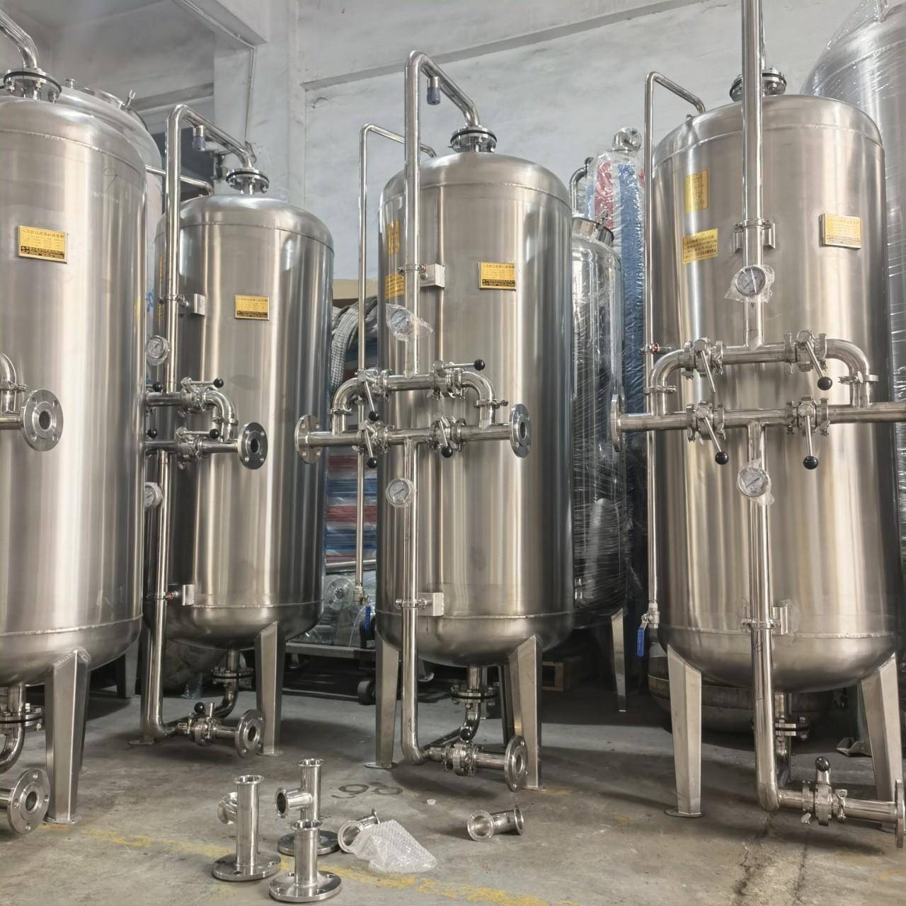 供应山泉水净化水过滤器除雨水浑浊度过滤罐除异味活性炭过滤器厂