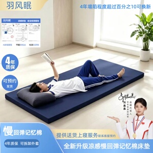 【霹雳文红榜】羽风眠A类新款凉感慢回弹记忆棉床垫学生宿舍