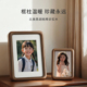 儿童实木相框摆台黑胡桃摆件洗照片打印做成定制柚木装 裱相片挂墙