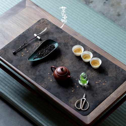 慕兮国风云纱锦芳干泡席茶席干泡垫新中式古风茶道器具茶桌垫布