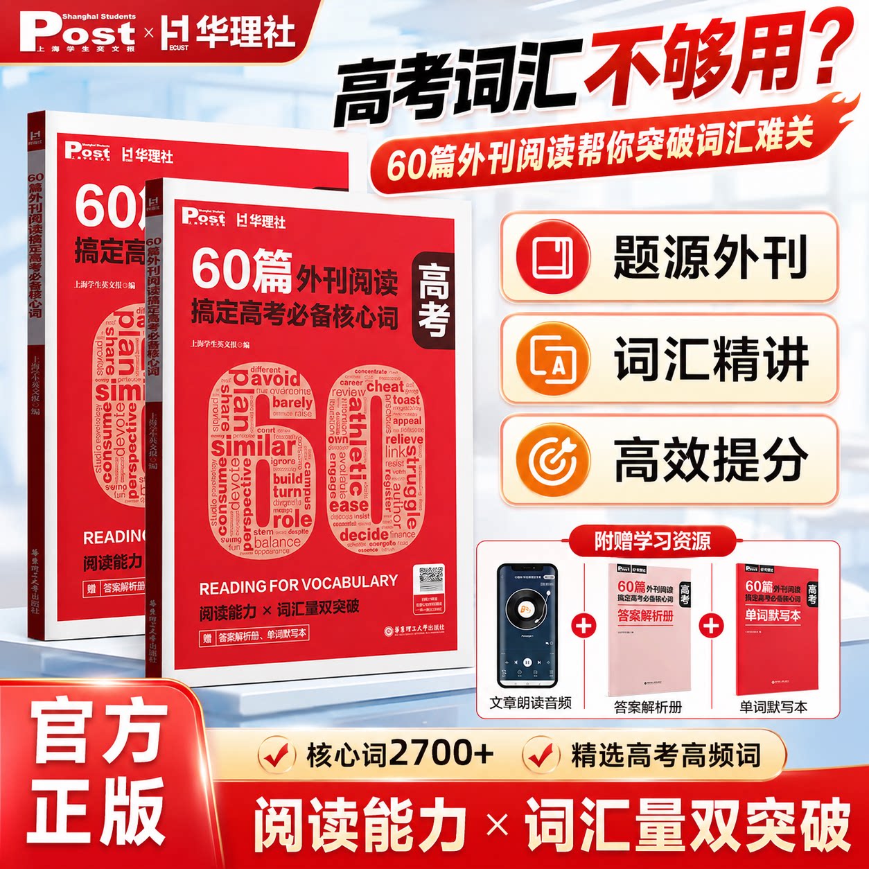 60篇外刊阅读搞定高考必备核心词图片
