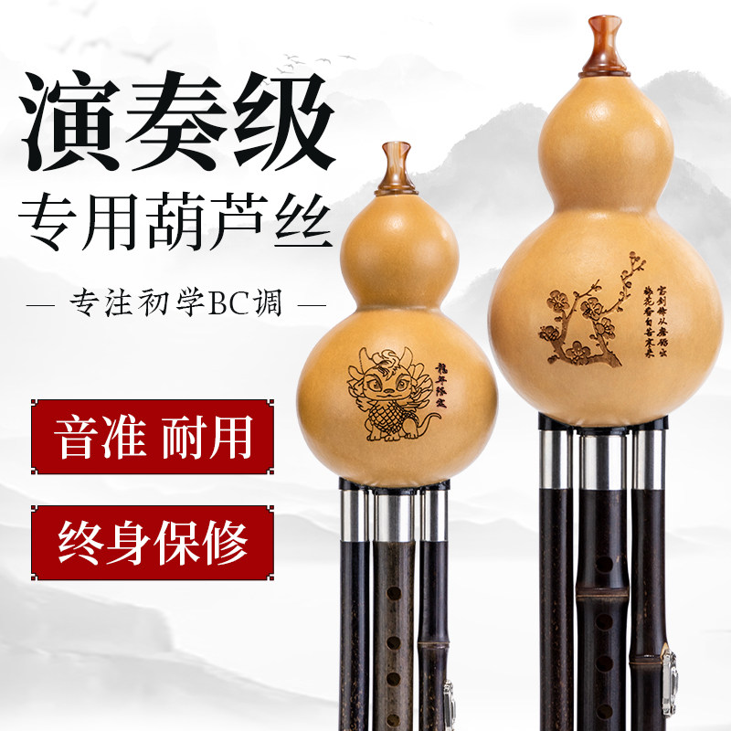 高端葫芦丝初学者专业入门七孔葫芦丝CK调小学生专用成人降B调