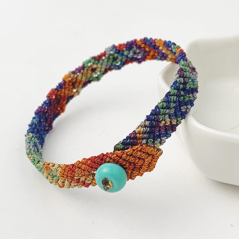 6股段染星空线20色大卷装 x编手绳的线渐变色编织绳手链编绳幻彩