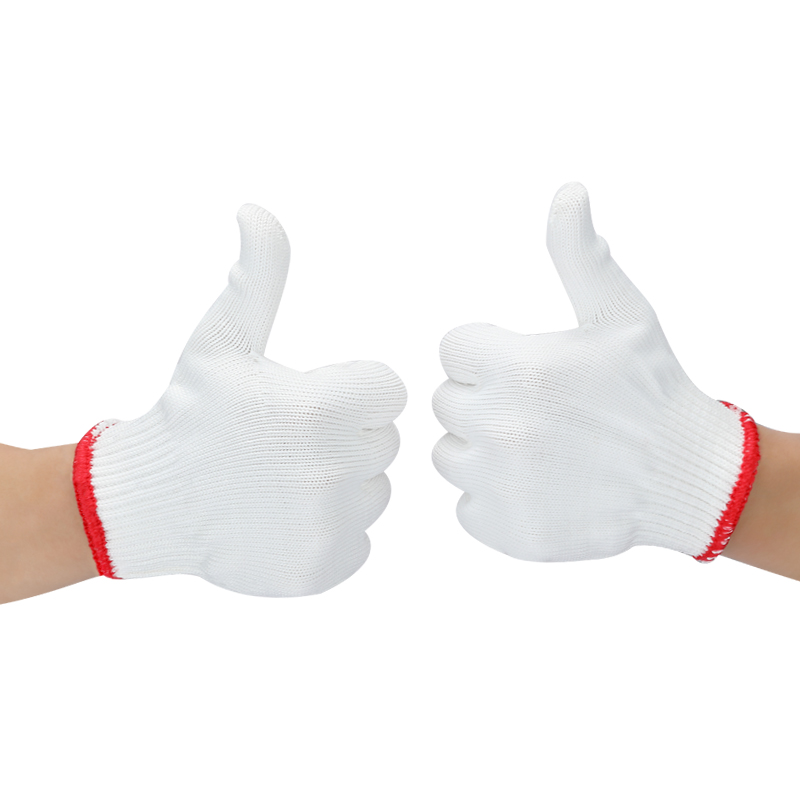 劳保手套小号小码女士s码加厚耐磨棉线棉纱尼龙R工人劳动工地干活