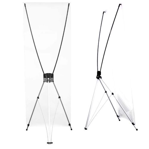 海报定制X展架门型展架广告牌展示架立式易拉宝80X180架子60X160