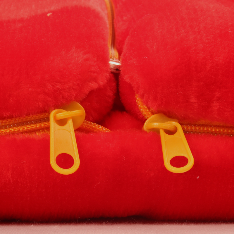 秋冬外出新生婴幼儿抱被毛毯睡袋儿童F斗篷宝宝小孩红披风加厚包