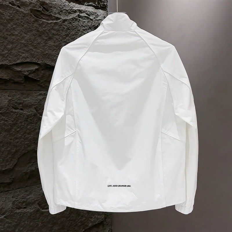 【有内衬】夏季时尚立领夹克外套男简约宽P松百搭冲锋衣防晒服