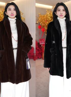 【苏苏nana精选】进口水貂外套2988B