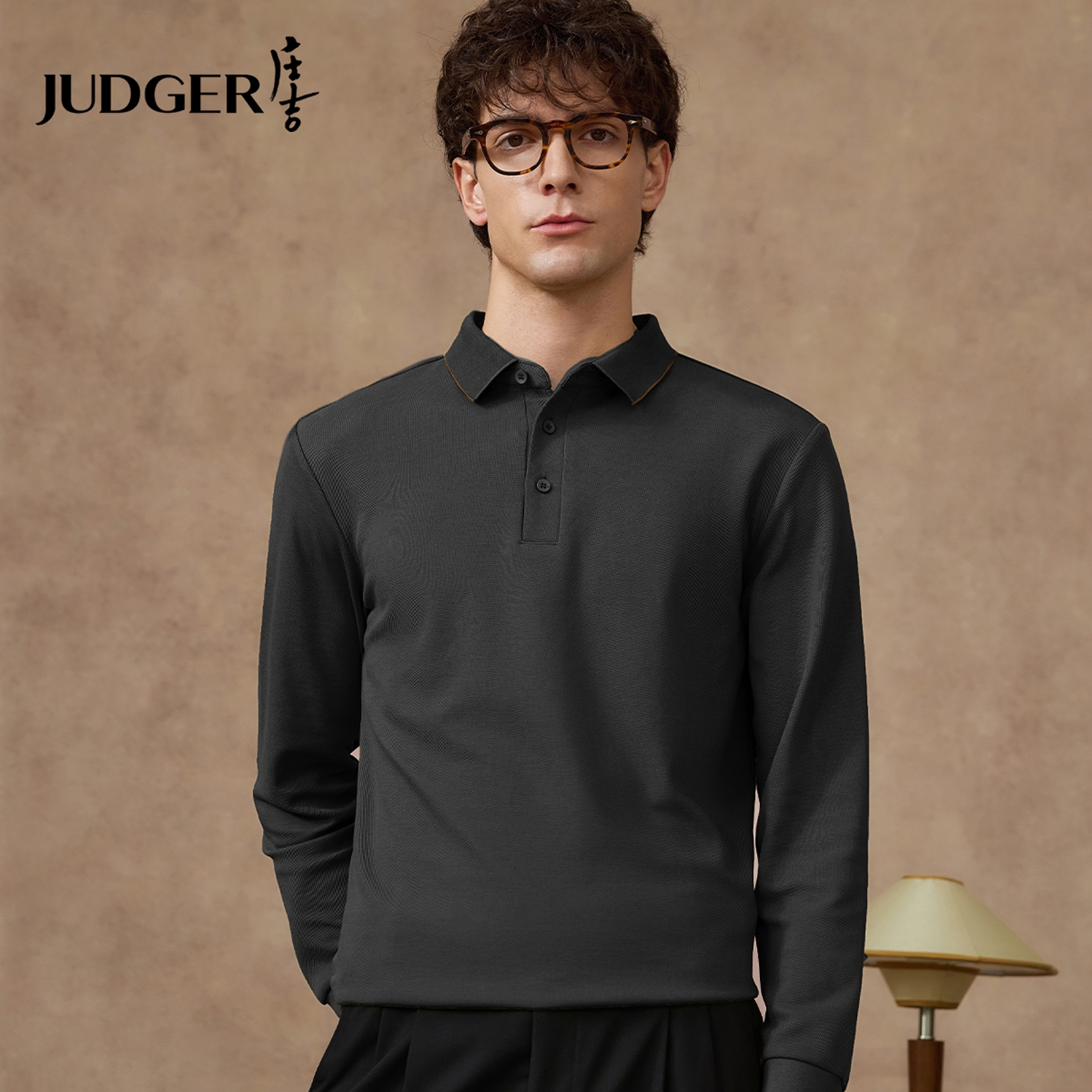 庄吉10A抗菌珠地网眼棉感POLO衫