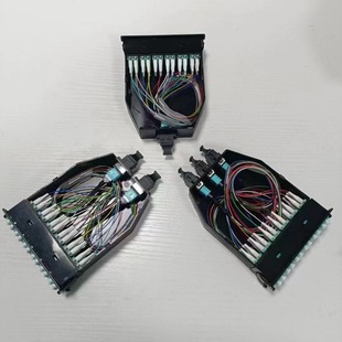 高密度网络机柜预端接线ODF模块盒交接箱分线箱1U24芯96芯MPO转LC