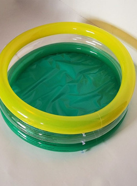 厂家直供60CM 90CM 120CMpvc充气儿童戏水池 三色充气圆形水池