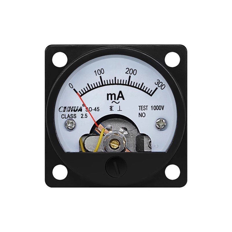 华伟SO-45交流毫安表指针式仪表AC5MA10MA20MA30MA50MA100MA