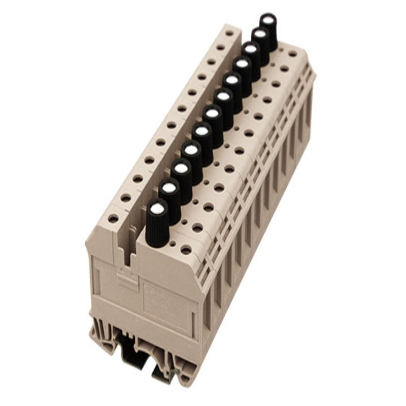 DK10-TFA(5X20)  DK系列(螺丝式), 熔断丝端子, 一进一出