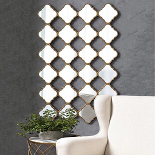 挂镜子组合装 饰品现代简约壁挂镜mirror