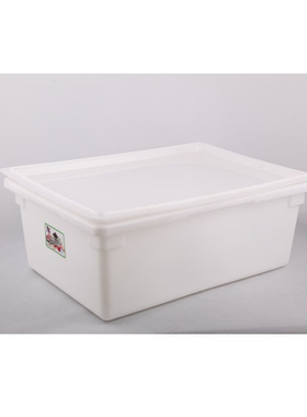 2257惠而信45L白色带盖长方形食品存放盒酒店厨部工厂电子产品箱