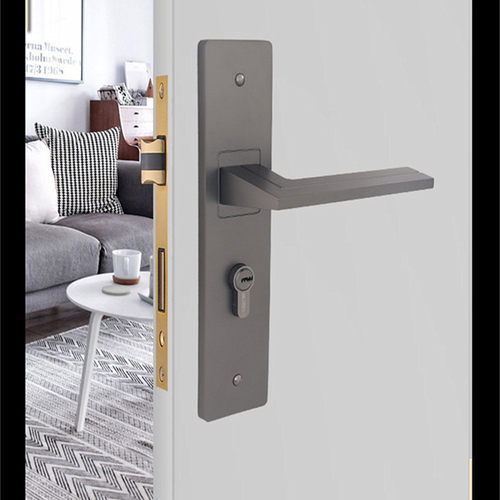 门锁室内木门静音执手锁北欧卧室现代中式室内房门锁简约轻奢锁具