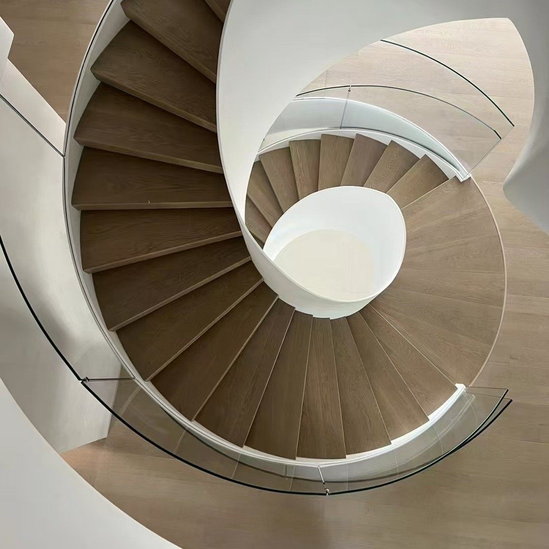 现代简约风格钢结构旋转楼梯复式别墅弧形玻璃钢架家用旋转楼梯,模玩/动漫/周边/娃圈三坑/桌游,文化/体育周边,淘宝优惠券,粉丝福利购,淘宝优惠卷